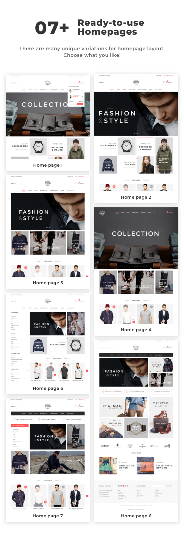 Milano - Awesome Fashion Responsive WooCommerce Theme