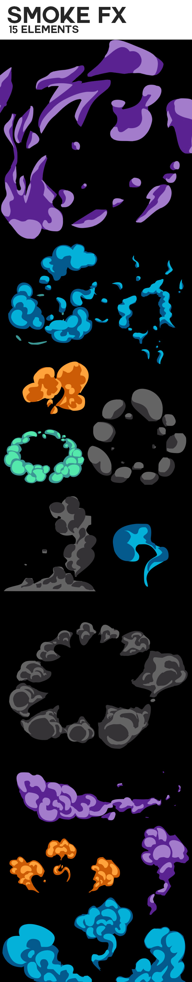 Flash Fx Elements | Hand Drawn Bundle Pack - 6