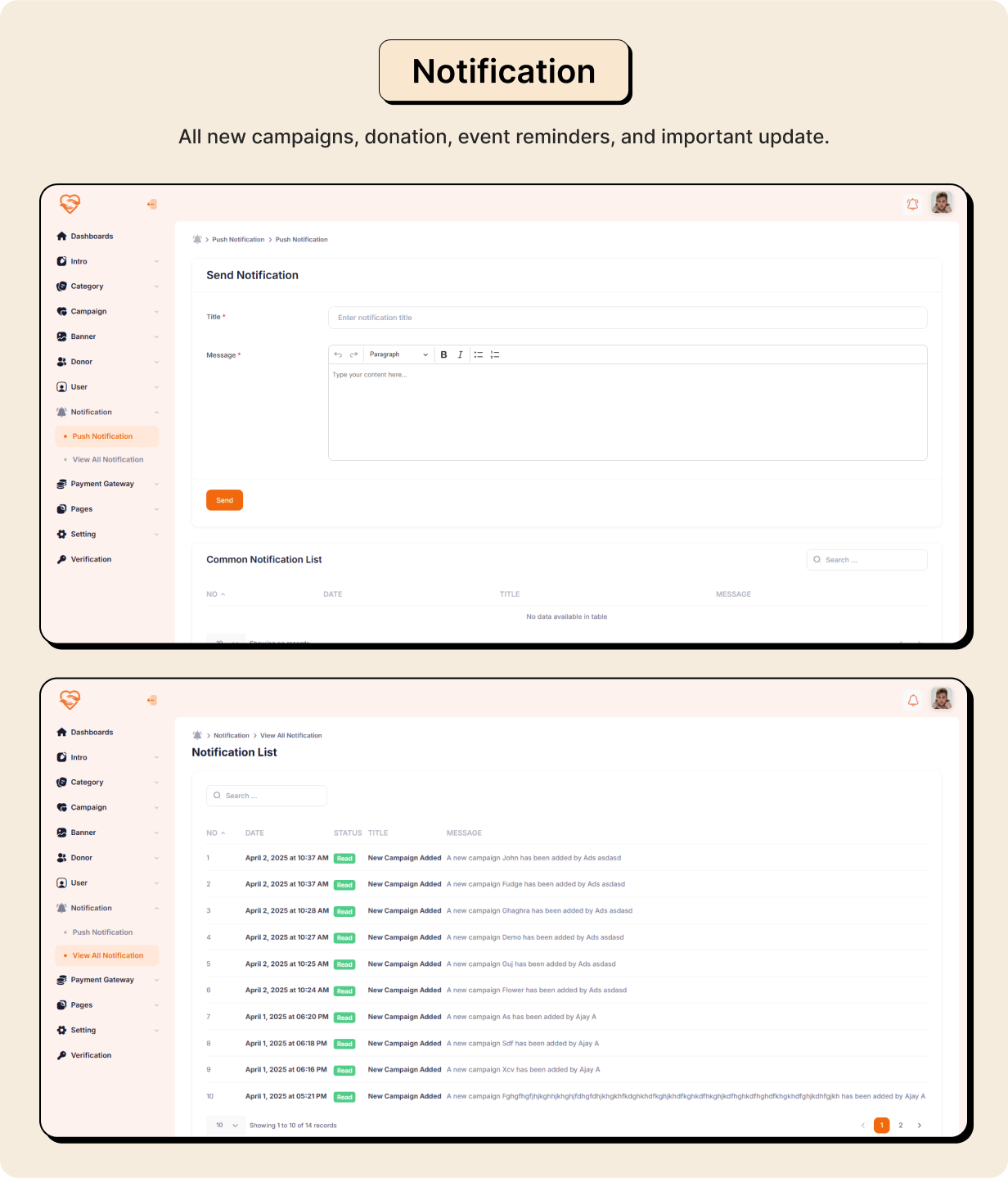 CaringHandsApp: Charity Full App in Flutter with Node,js Backend | SupportStream App - 22