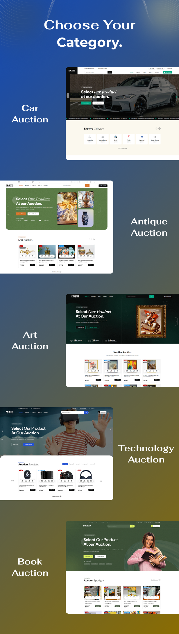 Probid - Multi Vendor Auctions WooCommerce WordPress Theme - 2