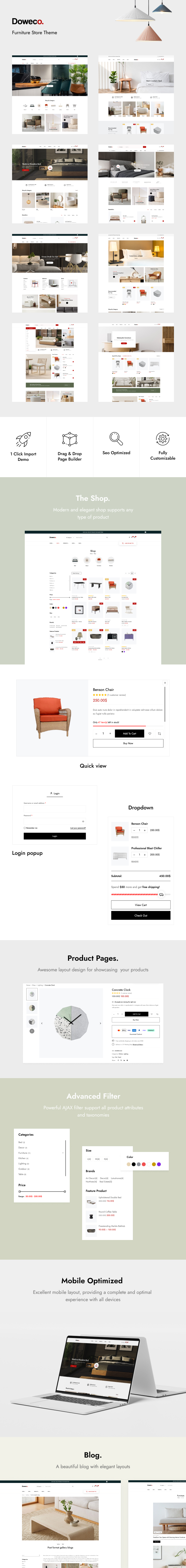 Doweco – Furniture Shopify Theme OS 2.0