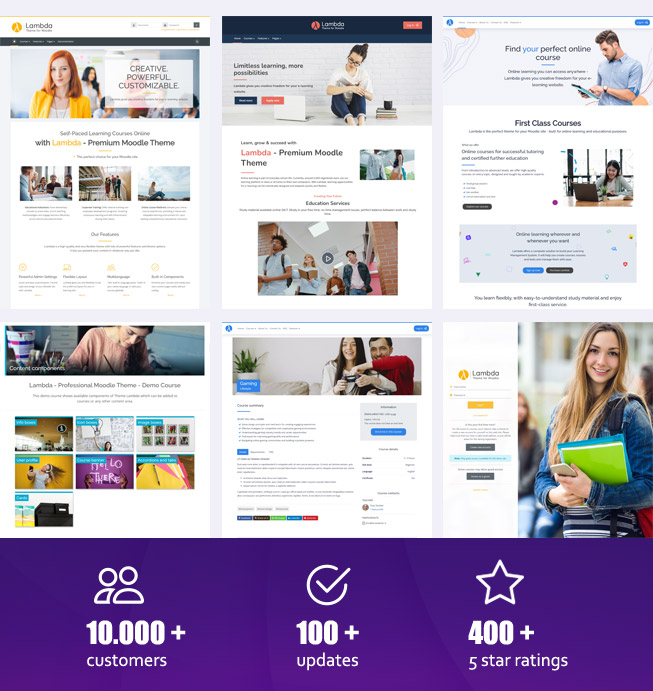 Lambda - Premium Moodle Theme
