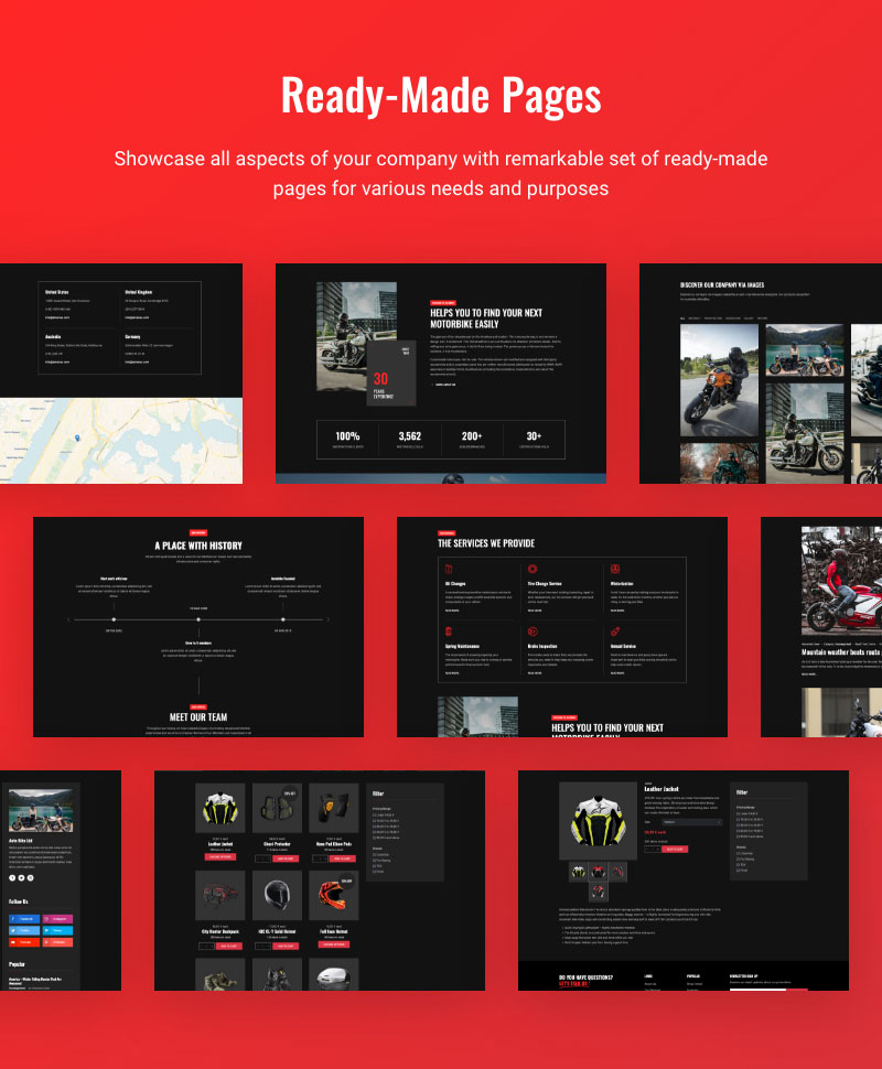 KATOBI - Motorcycle Joomla Template