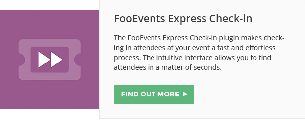FooEvents Express Checkins FooEvents Express Checkins