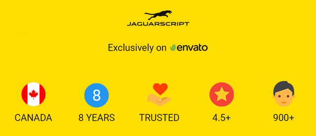 JaguarScript Trusted By Envato