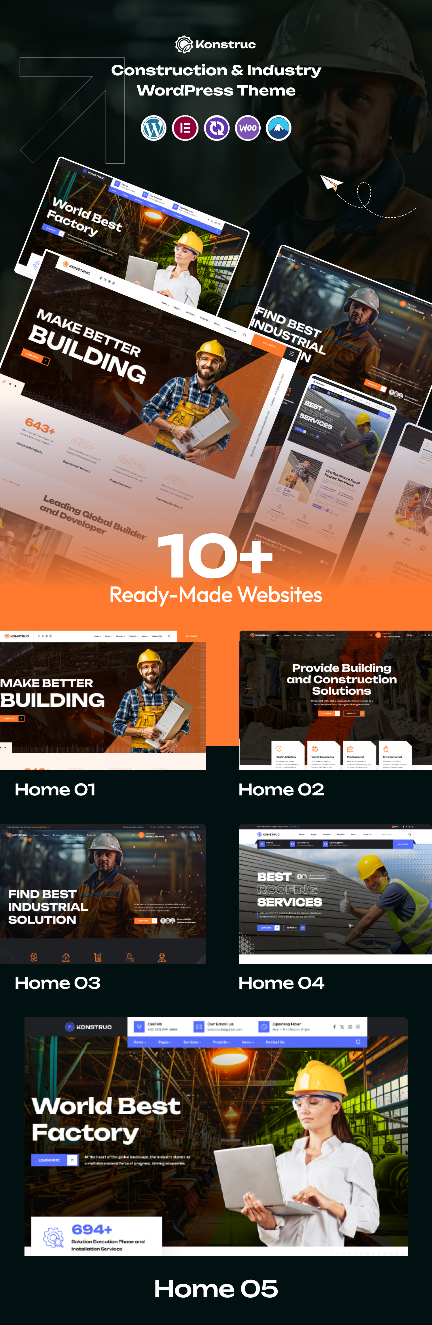 Konstruc - Construction & Industry WordPress Theme - 5