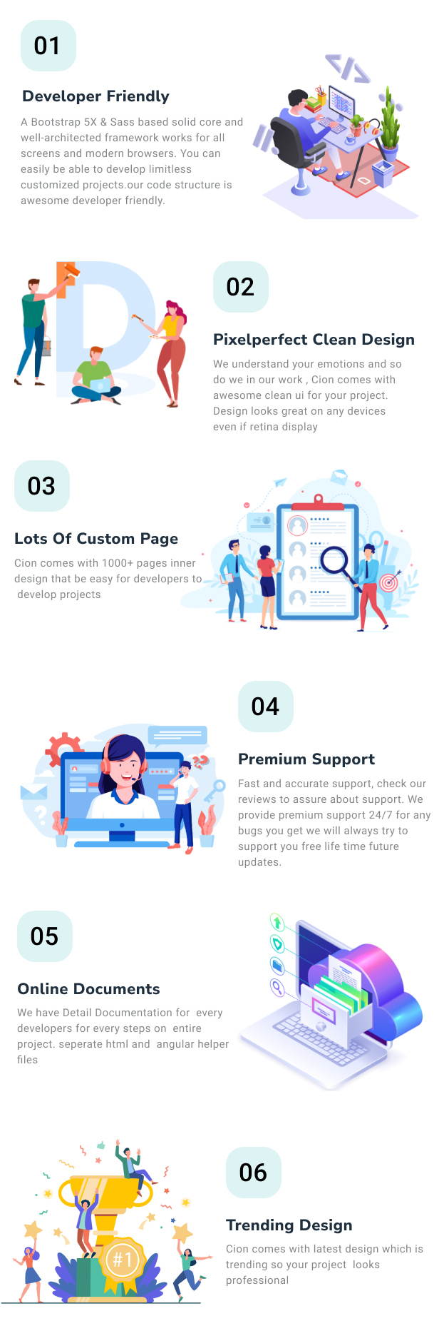 Cion Admin Dashboard theme