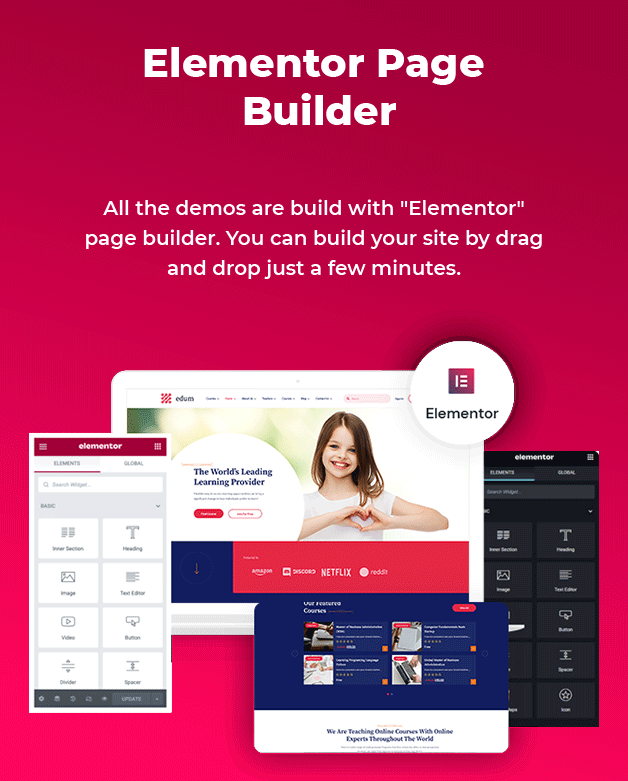 Elementor Builder Available