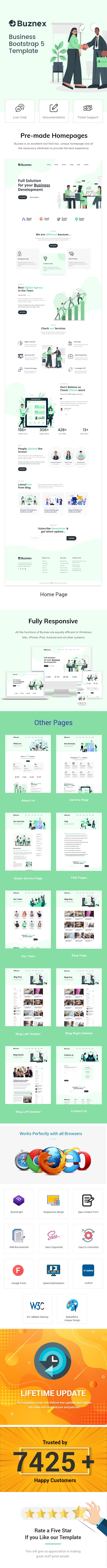Buznex - Corporate Business Bootstrap5 Template - 1