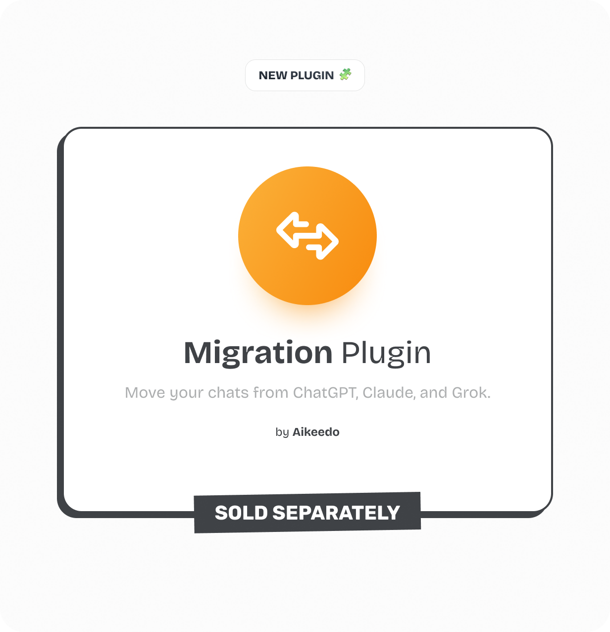 Move your chats from ChatGPT, Claude, and Grok into Aikeedo. @heyaikeedo #aikeedo