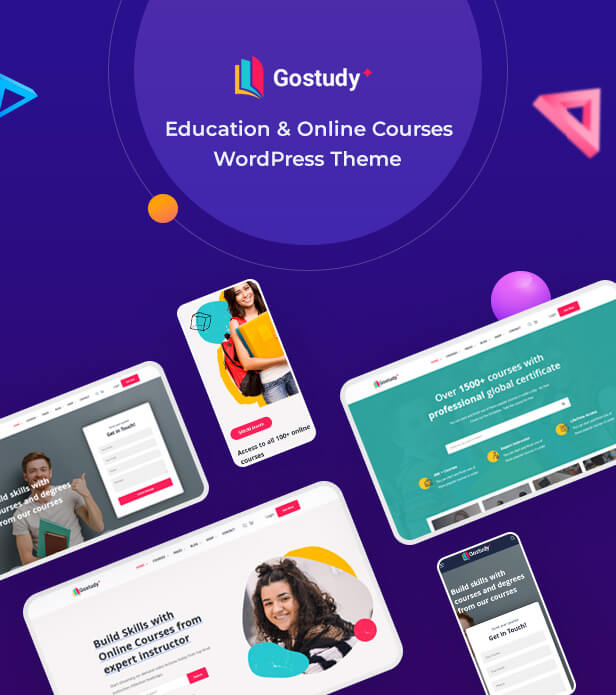 Gostudy education WordPress theme, LMS education Theme, Tutor LMS Theme