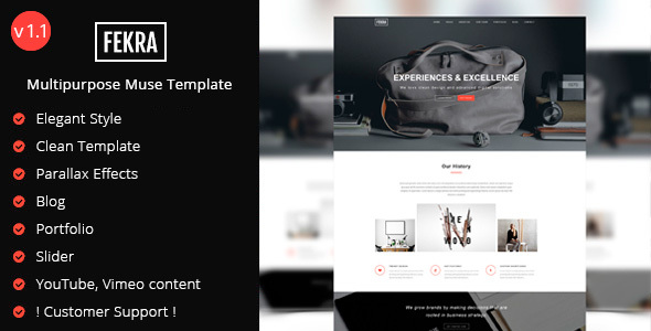 Fekra - Elegant Multipurpose Muse Template