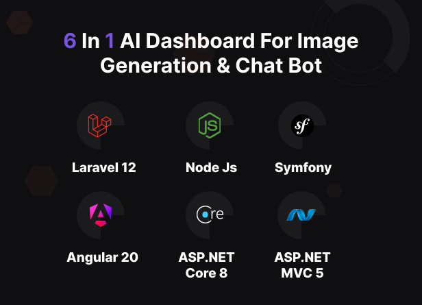 TechWave - AI Laravel, Angular 19, Symfony & Node Dashboard for Image Generation & Chat Bot - 1