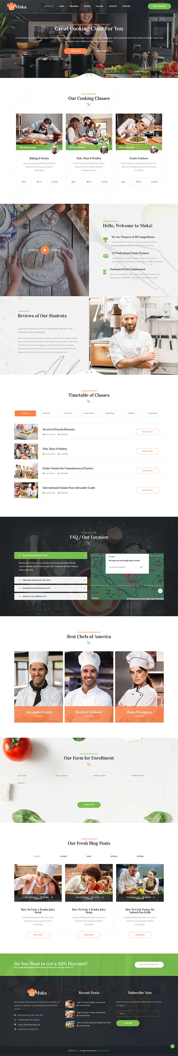 Muka joomla template