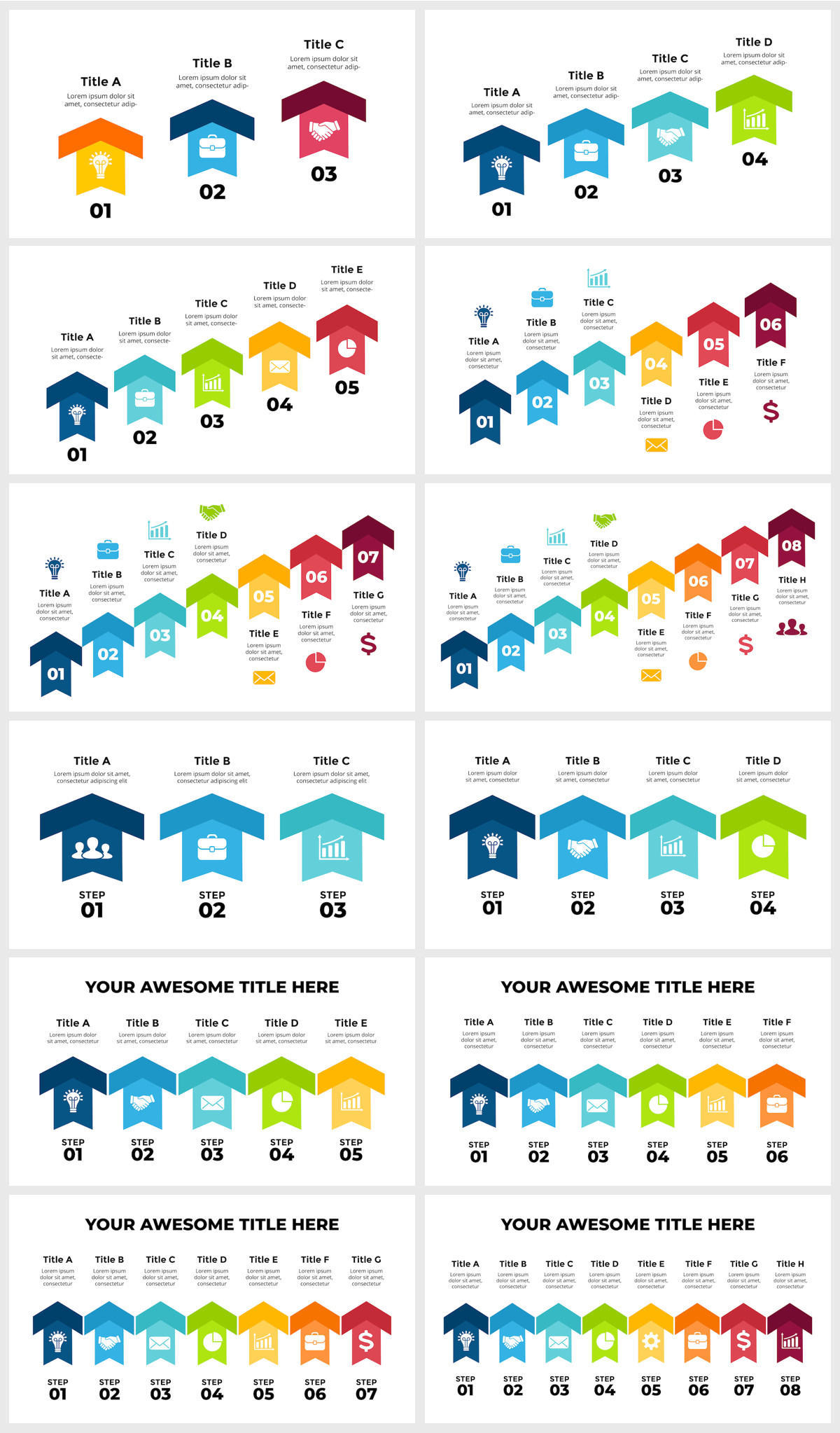 Wowly - 3500 Infographics & Presentation Templates! Updated! PowerPoint Canva Figma Sketch Ai Psd. - 206