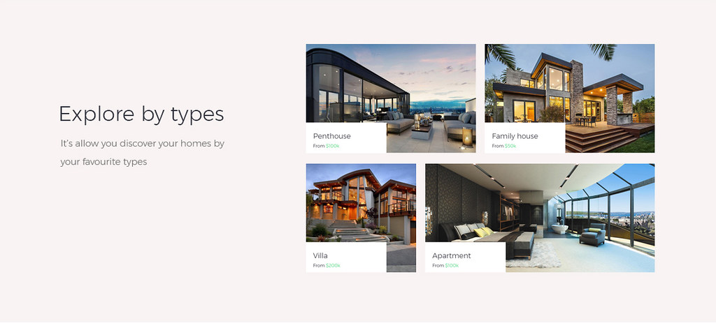 explore homes or properties by types - real estate