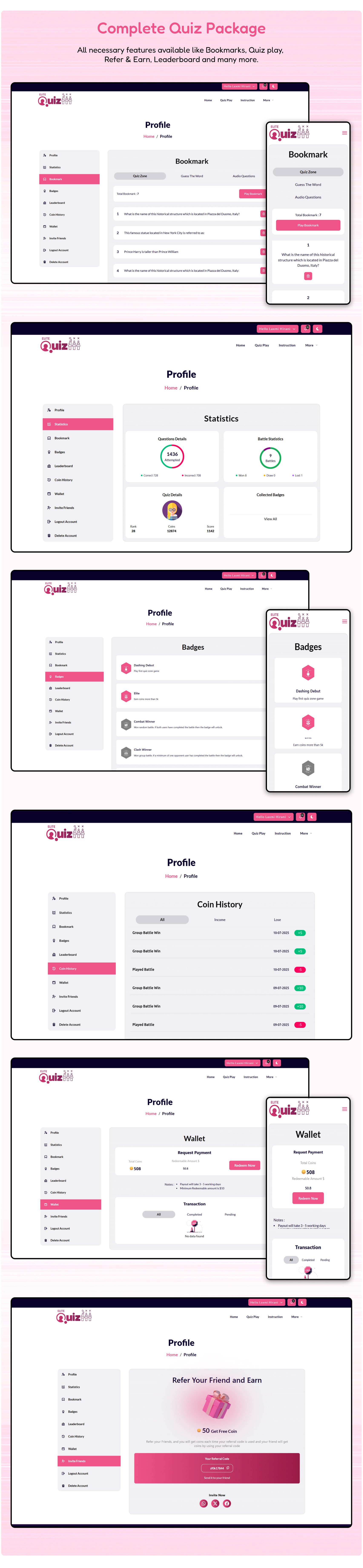 Elite Quiz - Trivia Quiz | Quiz Game - Web Version - 17