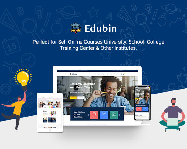 Introducción al tema educativo de WordPress | Edubin