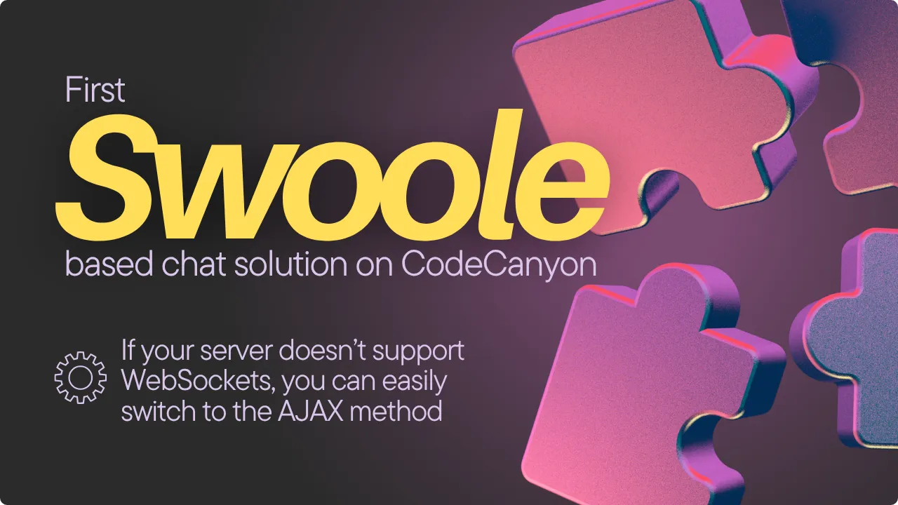 Swoole based chat with tons of group chat features in PHP chat script by BaeVox