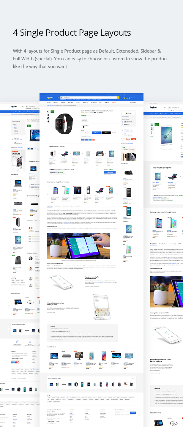 Teckoo - Electronic & Technology Marketplace eCommerce PSD Template - 9