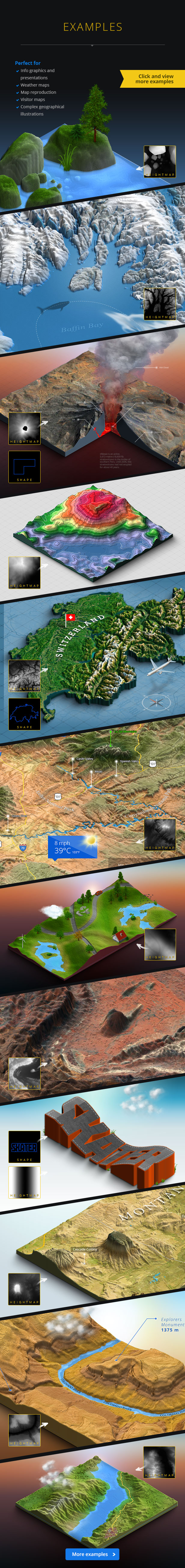 3D Map Generator - Terrain from Heightmap - 15