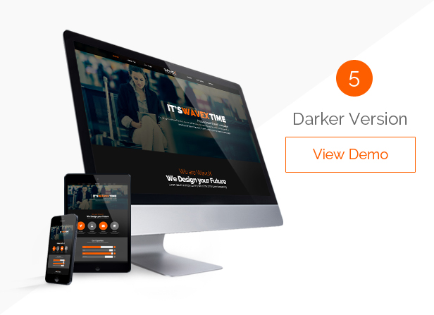 WaveX - One Page Parallax - 8