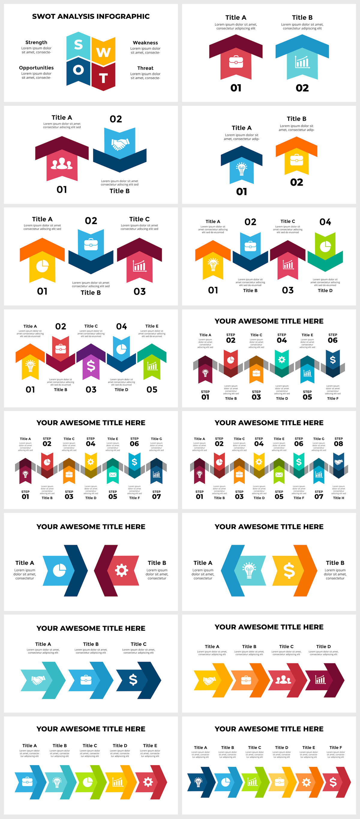 Wowly - 3500 Infographics & Presentation Templates! Updated! PowerPoint Canva Figma Sketch Ai Psd. - 209