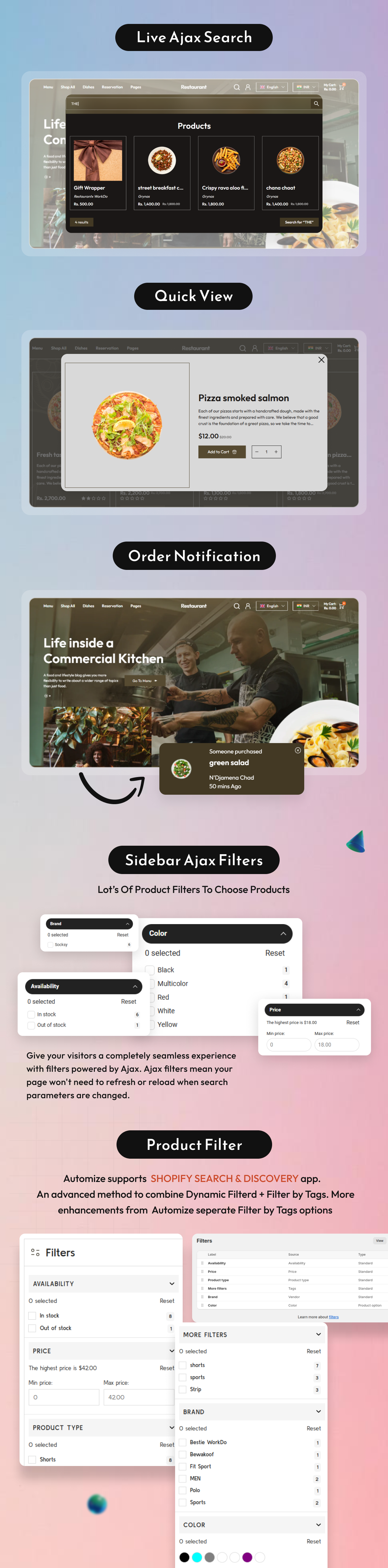 RestaurantX - Fast Food Responsive Shoify Store OS 2.0 - 11
