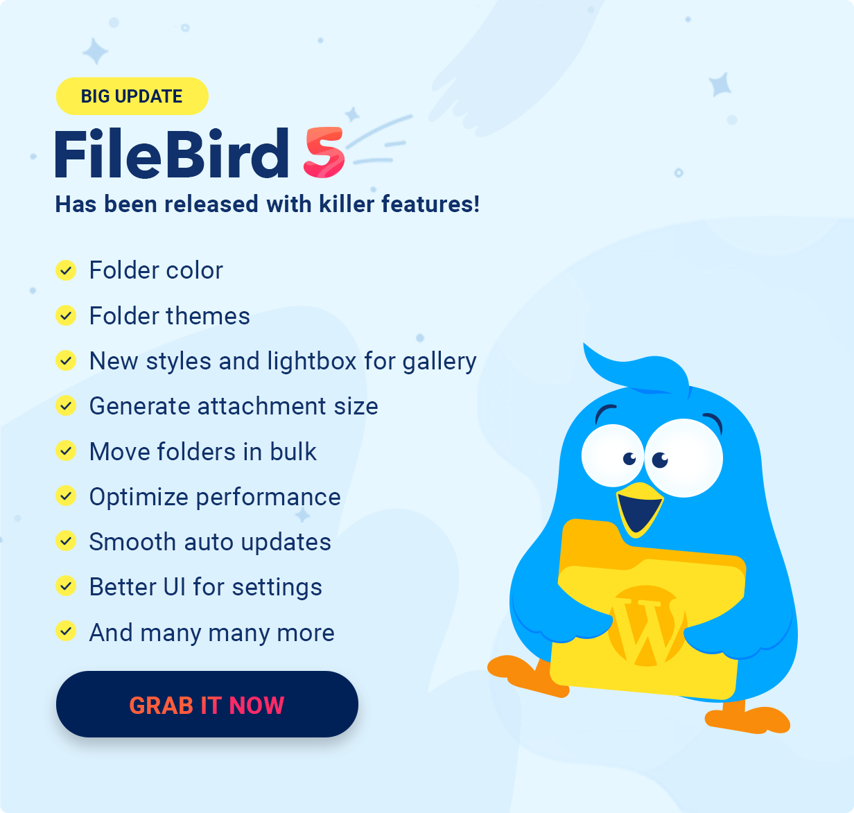 FileBird 5 - Gran actualización