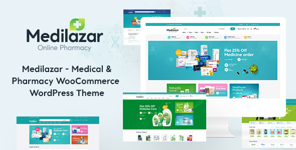 Medilazar Pharmacy WooCommerce WordPress Theme