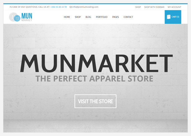 Munmarket - A One and Multi Page Ecommerce Theme - 1