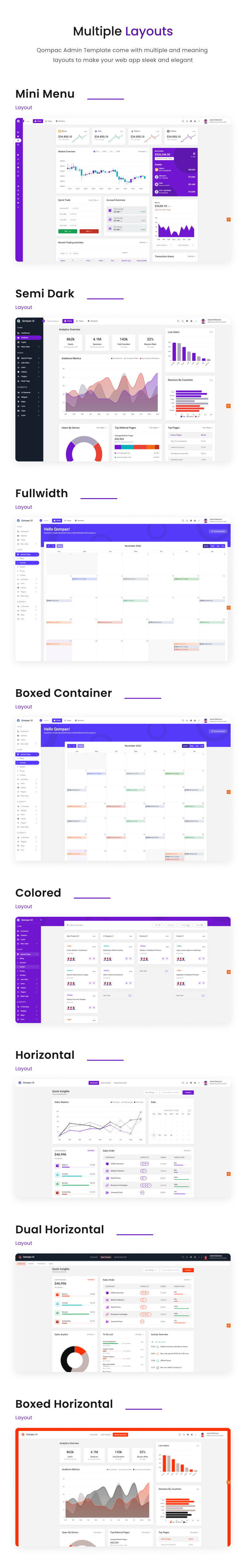Qompac UI -  Admin Dashboard Template - 8