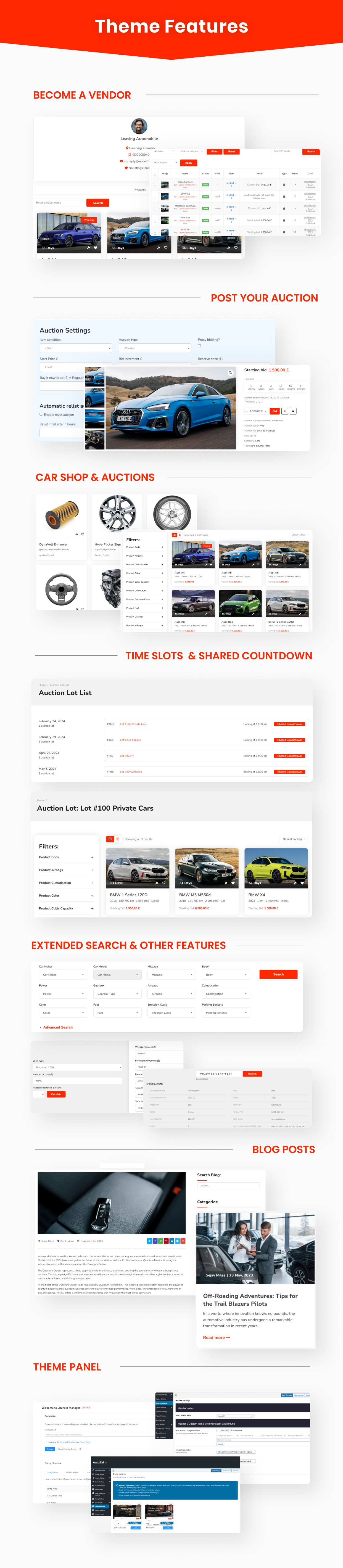 Theme Features Autobid