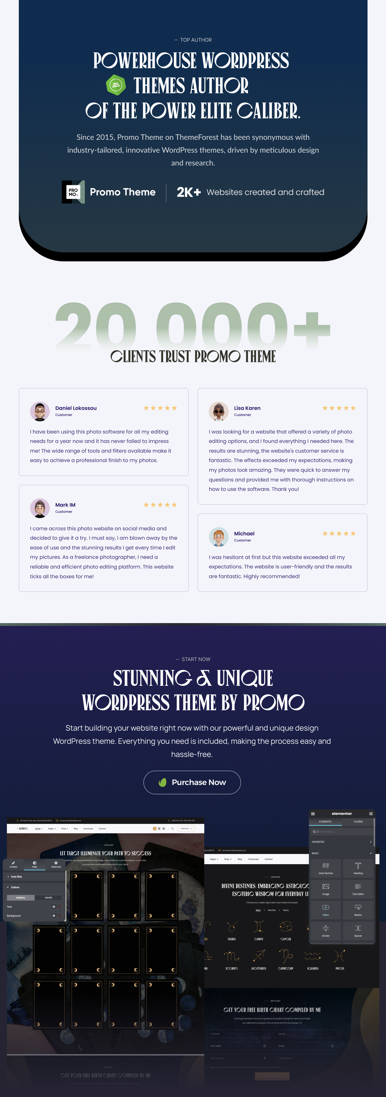Astreso - Astrology & Esoteric WordPress theme - 3