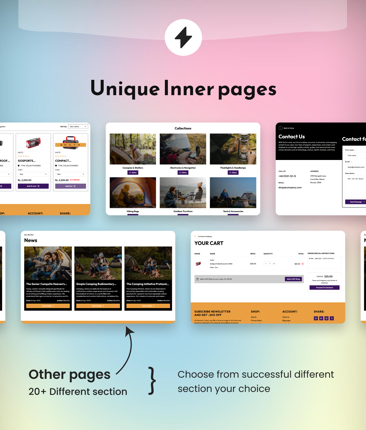 Camping - Adventure Store And Camping Shopify 2.0 Theme - 13