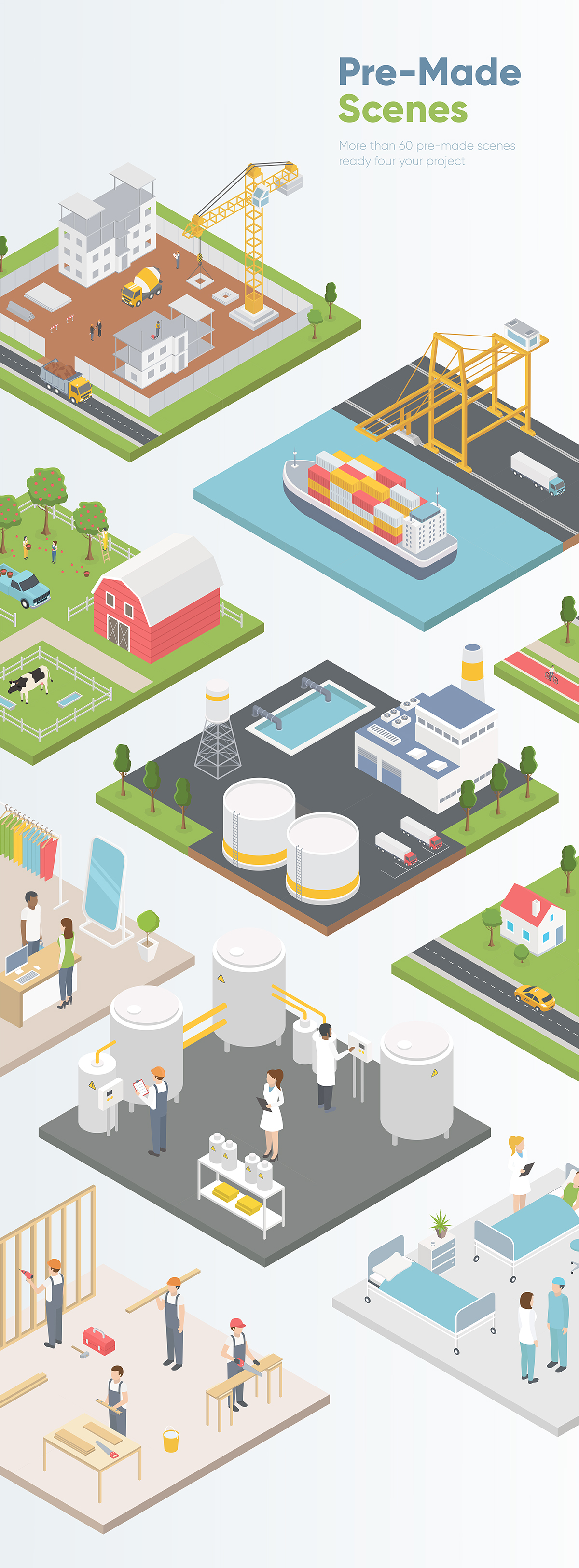 Isopix - Isometric Explainer Pack - 9