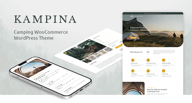 Kampina – Camping WooCommerce WordPress Theme