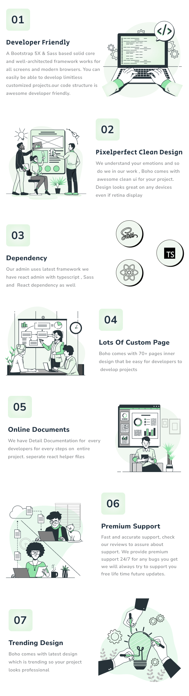Boho Admin Dashboard theme