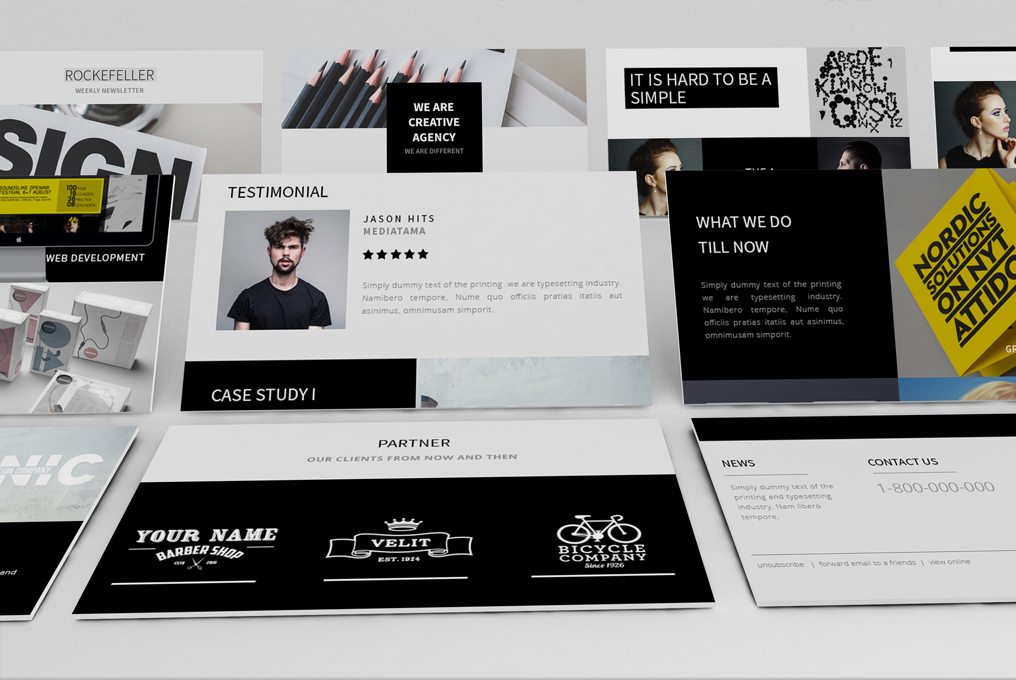 Rockefeller - Creative Agency Responsive Email Template - 3