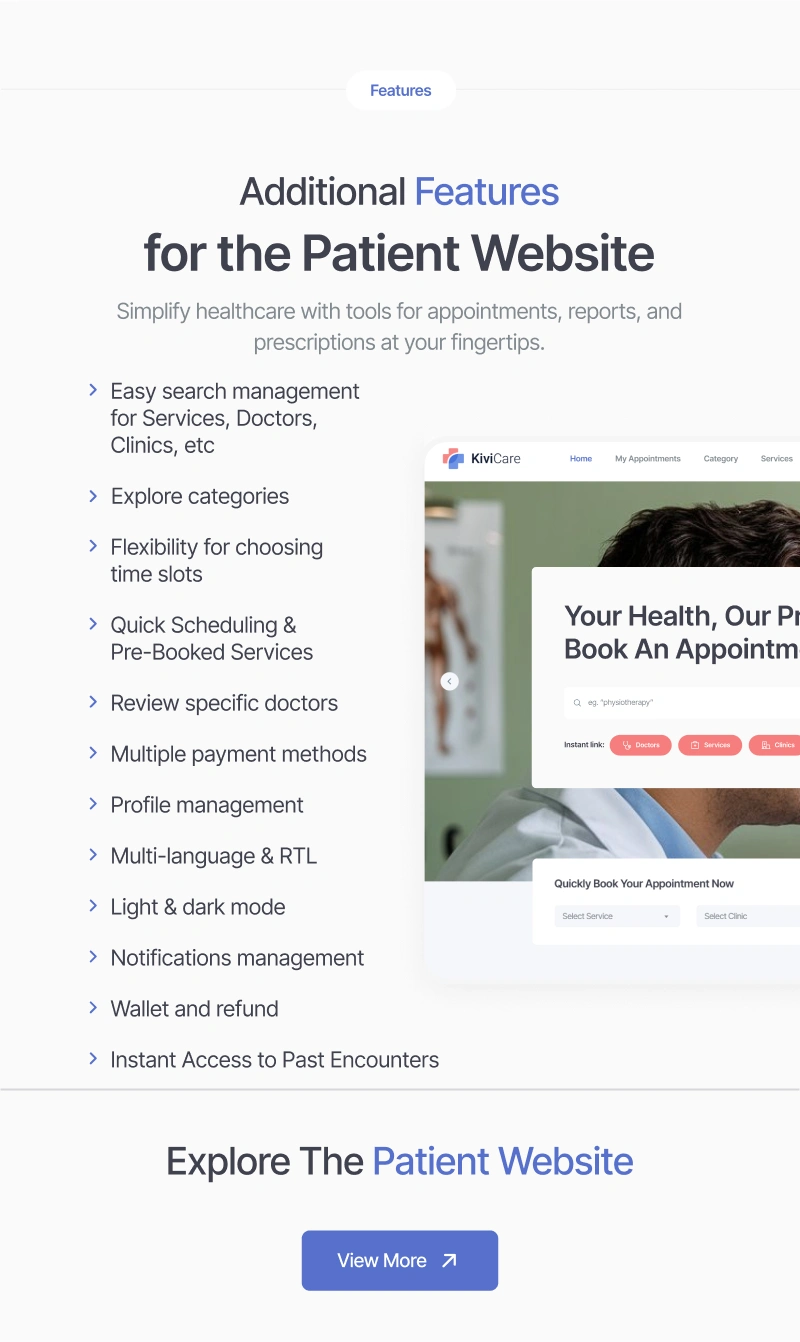 KiviCare(TM) - Clinic Management System | Laravel & Flutter - 37