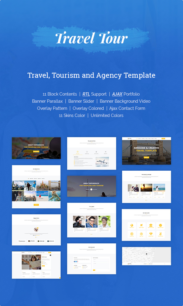 Travelly - Travel, Tourism & Agency HTML Landing Page - 2