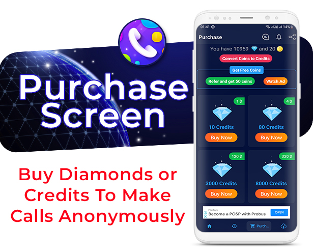 YooHoo – Anonymous Calling Android App Source Code & Admin Panel & Website