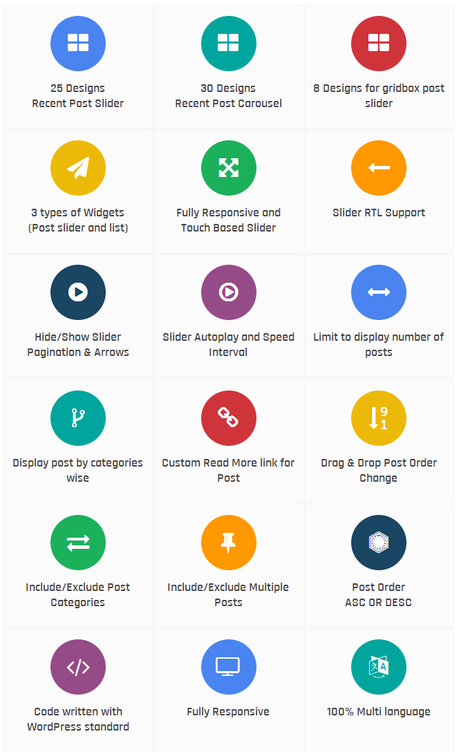 Responsivo Recente Post Slider Pro plugin para WordPress - 4