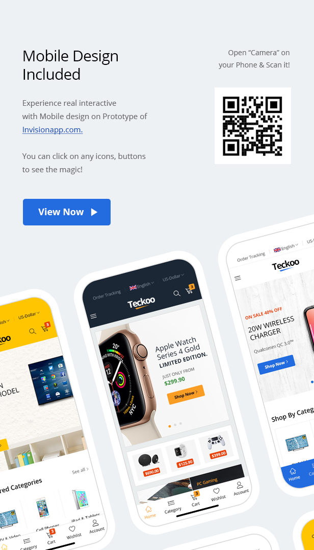 Teckoo - Electronic & Technology Marketplace eCommerce PSD Template - 6