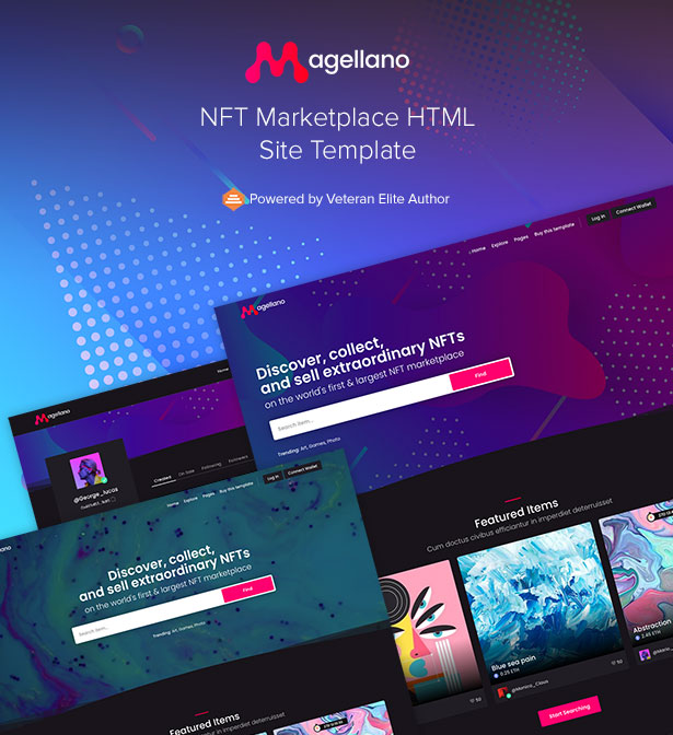 Magellano NFT site template