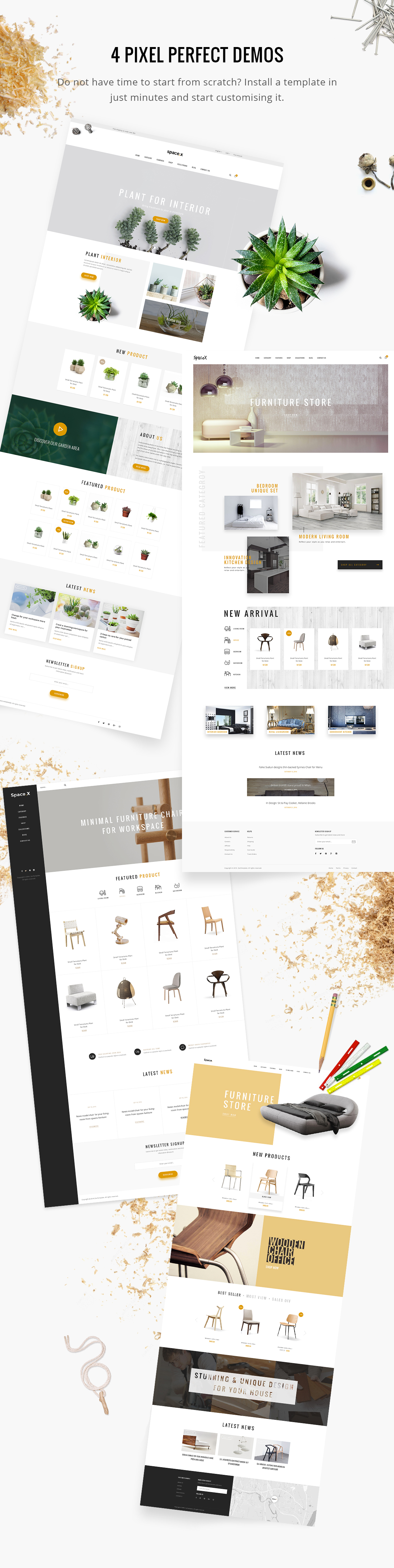 Space - Interior Architecture Furniture WooComerce WordPress Theme - 4