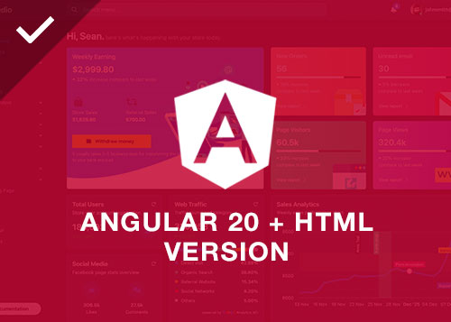 Studio - Angular 20 + HTML Admin Template - 2