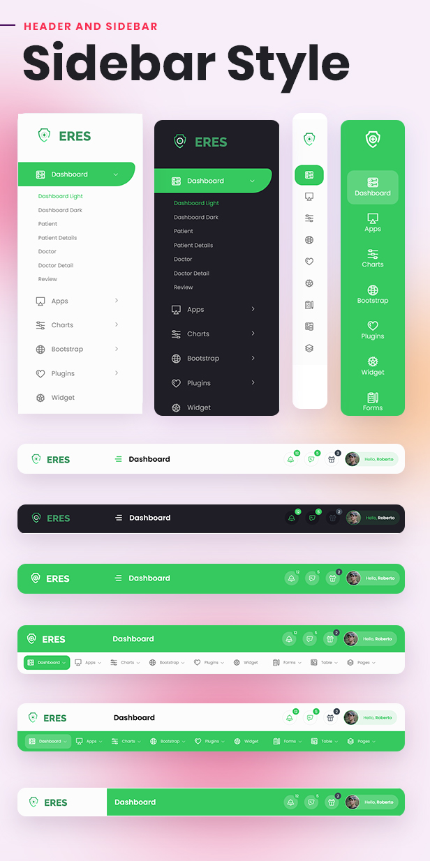 ERES Hospital Admin Dashboard Bootstrap HTML Template FREE DOWNLOAD 