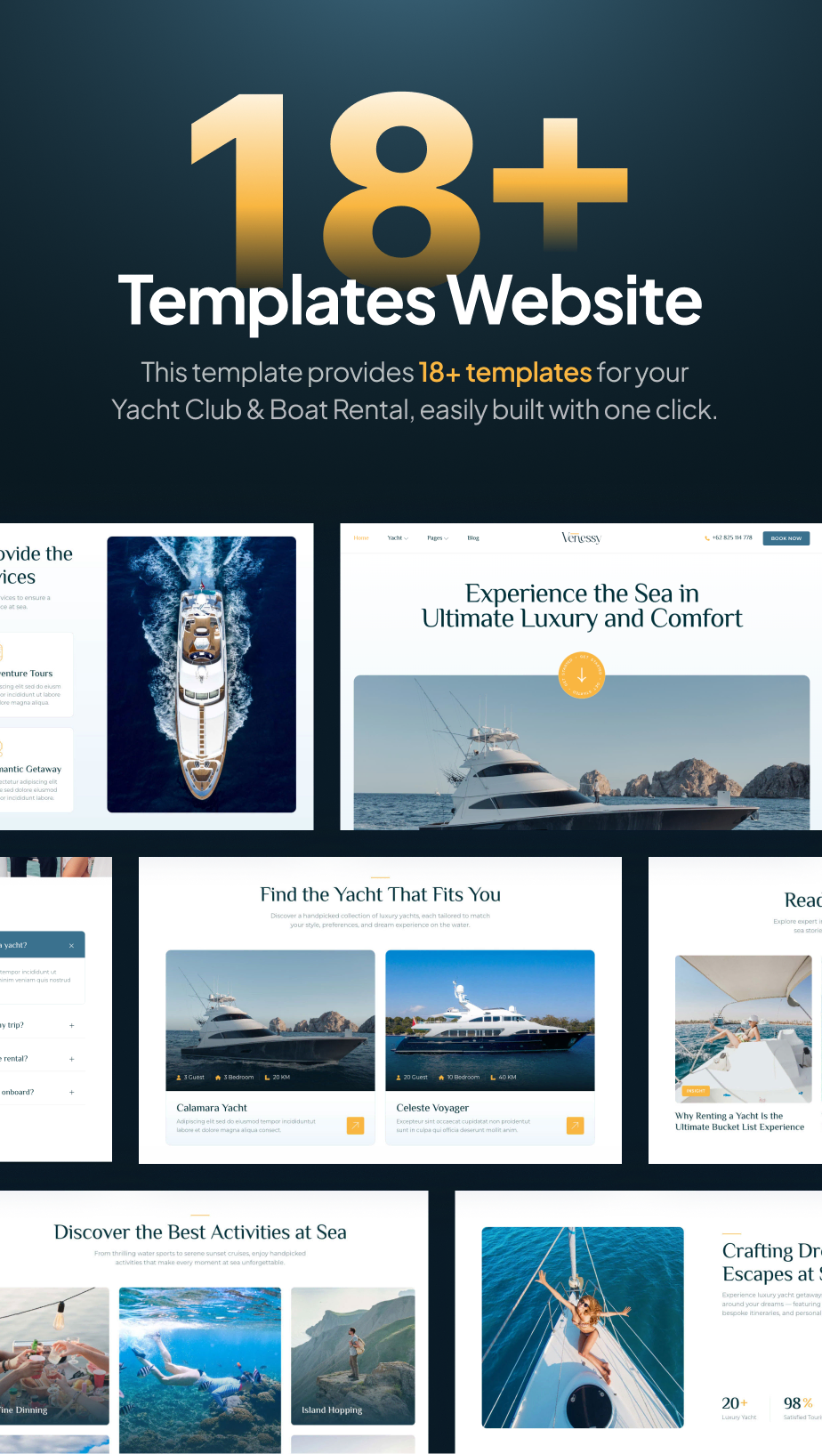 Venessy - Yacht Club & Boat Rental FSE WordPress Theme - 4