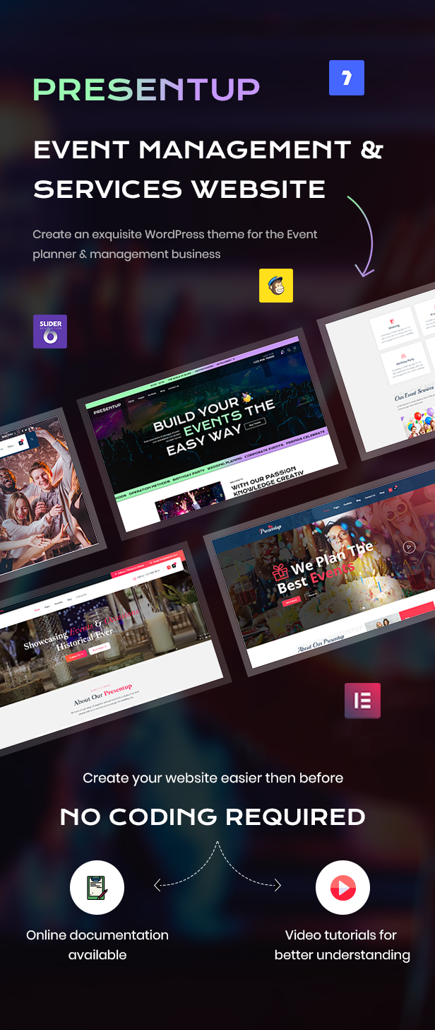 Presentup Event Planner WordPress Theme